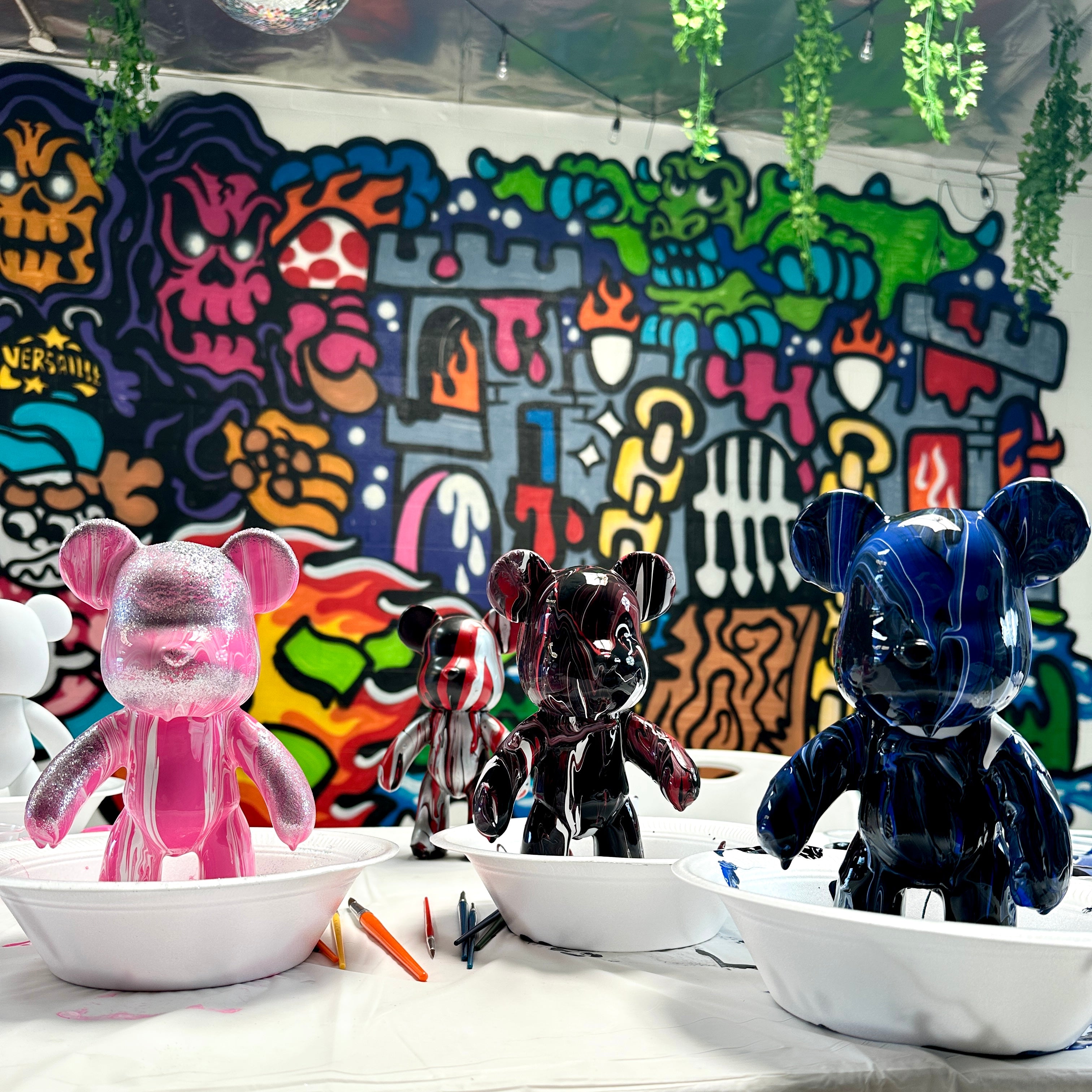 Bearbrick painting hot sale